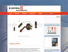 Tablet Screenshot of hartwig-instruments.com